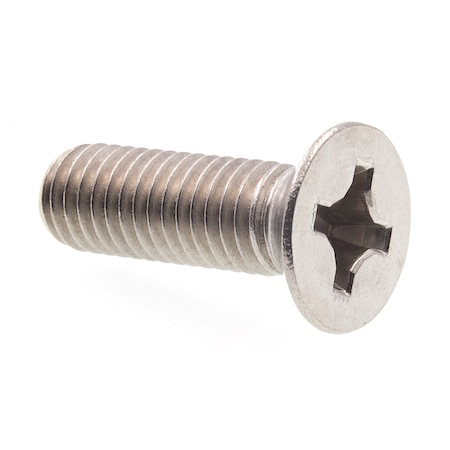 Prime-Line Machine Screw, Metric Flat Head, Phillip Drive M8-1.25 X 25MM A2-70 Stainless Steel 10PK 9121740